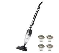 Amazon Basics 2-in-1 Corded Upright Vacuum Cleaner (4-Pack) - Lightweight Stick Vacuum, ECO Motor, Washable Filters