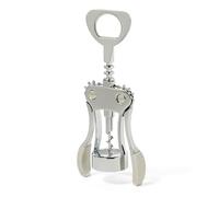 Amazon Basics 2-in-1 Corkscrew and Bottle Opener, Zinc Alloy, Wing Corkscrew, Easy-Grip Handle, Wine and Beer Opener