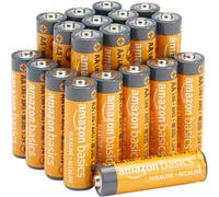 Amazon Basics AA 1.5 Volt Performance Alkaline Batteries, 20-Pack (Appearance m
