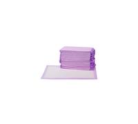 Amazon Basics 20-Pack Disposable Cat Litter Tray Liners with Quick-dry Surface, Fresh Scent, Purple