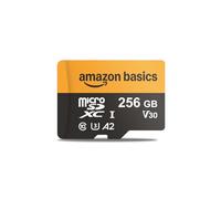 Amazon Basics 256GB microSDXC Card with Adapter, Read Speed Up to 200MB/s, 1-Pack