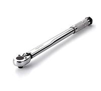Amazon Basics 3/8 Inch Drive Click Torque Wrench, Chrome Vanadium Steel, Dual-Range Scale, 15-80 ft-lb, 20.4-108.5 Nm, with Storage Case