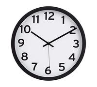 Amazon Basics 30.5 Numbered Wall Clock, Black
