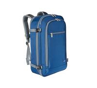 Amazon Basics 40L Travel Backpack, Cabin Hand Luggage (51x38x20cm), Padded Straps, 17" Laptop Compartment, Organized Pockets - Navy Blue