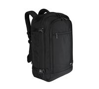 Amazon Basics 40L Travel Backpack, Cabin Hand Luggage (51x38x20cm), Padded Straps, 17" Laptop Compartment, Organized Pockets - Black