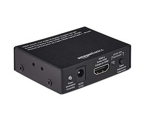 Amazon Basics 4K @30Hz HDMI to HDMI and Audio Extractor Converter with SPDIF, Stereo Audio Output, Toslink Optical Audio for Apple TV, Fire TV, Fire Stick, Blu-Ray Players, Black