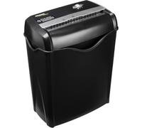 Amazon Basics Cross Cut Paper Shredder, 5-6 Sheets, for A4 documents and Credit Cards, 14.3L Waste Basket, with Reverse Function, Black