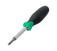 Amazon Basics 6-in-1 Multi-Bit Screwdriver/Nut Driver, Multicolor (Silver, Northern Glow, Grey)