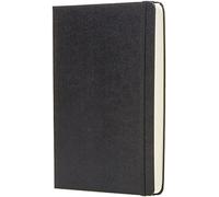 Amazon Basics 6 Months Daily Planner and Notebook, 14.8 x 21 cm, Hard Cover, Black