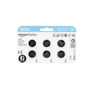 Amazon Basics 6-Pack CR2025 Lithium Coin Cell Battery, 3 Volt, Long Lasting Power, Mercury-Free