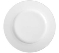 Amazon Basics 6-Piece White Dinner Plate Set, 10.5 inches