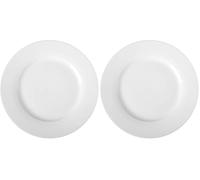 Amazon Basics 6-Piece White Dinner Plate Set, 10.5 inches (Pack of 2)