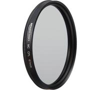 Amazon Basics 67 mm Circular Polarizer Protection Filter for Deeper Colours, Gl