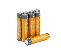 Amazon Basics 8-Pack AAA Alkaline High-Performance Batteries, 1.5 Volt, 10-Year Shelf Life