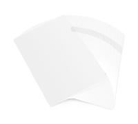 Amazon Basics A4 Clear Document Wallet for Office and Home, Open Top & Side Cut, Transparent Plastic File Folder, 0.2 mm Thickness, 100 Sheets