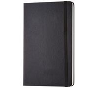 Amazon Basics A5 Classic Notebook, Journal Notepad for Office, School, Home Writing & Note Taking, Plain, 240 Pages, Black