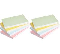 Amazon Basics A6 Ruled Index Cards, Assorted Neon Colours (Pack of 400)