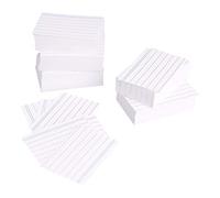 Amazon Basics A8 (7.4cm x 5.2cm) Ruled Index Cards - White (Pack of 1000)