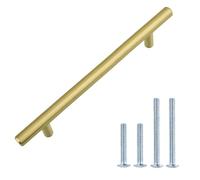 Amazon Basics AB1504-GC-25 Cabinet Pull, 18.75 cmLength (12.7 cm Hole Center), Golden Champagne, Pack of 25
