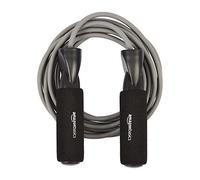 Amazon Basics Adjustable Length Jump Rope with Handles for Workout, 300 cm, Grey
