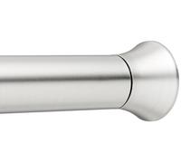 Amazon Basics Adjustable Shower Curtain Tension Rod, 91 to 137 cm, Nickel