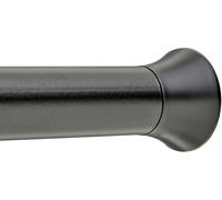 Amazon Basics Adjustable Shower Curtain Tension Rod, Black, 106.7cm - 182.9 cm