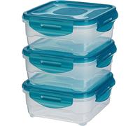 Amazon Basics Air-Locked Leak-Proof, Stackable & Airtight Fridge/Freezer Contai