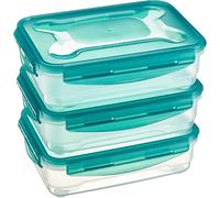 Amazon Basics Air-Locked Leak-Proof, Stackable & Airtight Fridge/Freezer Contai