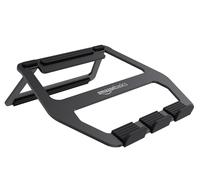 Amazon Basics Aluminum Portable Foldable Laptop Support Stand for Laptops up to 13", Black