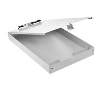 Amazon Basics Aluminum Storage Clipboard, Two-Tier, Standard Clip, 35.6 x 22.8 cm, Silver
