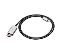 Amazon Basics Aluminum Uni-Directional USB-C (Source) to DisplayPort (Display) Cable - 3-Foot