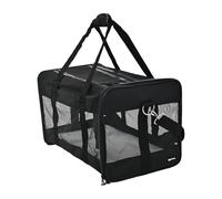 Amazon Basics AMZSC-002 Soft Sided Pet Carrier for Dogs, Size M, Black, 42 L x 24 W x 25 H cm