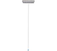 Amazon Basics Angled Push Broom, Blue&White
