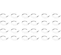 Amazon Basics Anti-Fog Protective Glasses, 24-Pack, Clear/Black