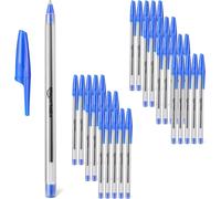 Amazon Basics Ballpoint Pens, Fast Drying, Ideal for School, Office, Medium Poi