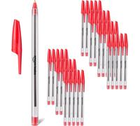 Amazon Basics Ballpoint Pens, Fast Drying, Ideal for School, Office, Medium Poi