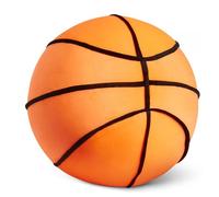 Amazon Basics Basketball Plush Pillow, Sport Style Stuffed Toy Cushion for Bed or Sofa, Kids Room Decor, Orange