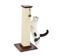 Amazon Basics Cat Scratching Post for Indoor Cats, Heavy Duty Wood, 90 cm, Brown