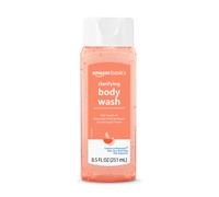 Amazon Basics Clarifying Pink Grapefruit Body Wash 2% Salicylic Acid Acne Treatment Dermatologist Tested 8.5 Fluid Ounces Pack of 1