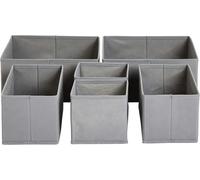 Amazon Basics Clothes Organiser for Wardrobe, Collapsible Colthes Drawer Organi