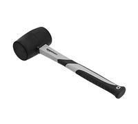 Amazon Basics Club Hammer with Fibreglass Handle, 450g, Black
