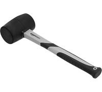 Amazon Basics Club Hammer with Fibreglass Handle, 450g, Black