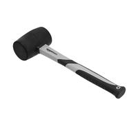 Amazon Basics Club Hammer with Fibreglass Handle 450g Black