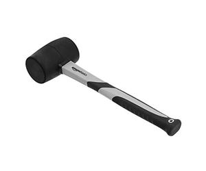 Amazon Basics Club Hammer with Fibreglass Handle, 450g, Black