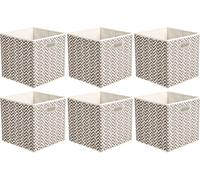 Amazon Basics Collapsible Fabrid Storage Cube Organiser Bins with Oval Grommets