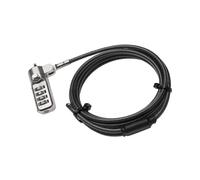 Amazon Basics Combination 6-Foot Carbon Steel Cable Lock for Laptop PC Monitors Projectors Docks
