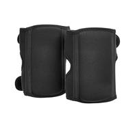 Amazon Basics Comfortable Over/Under Knee Pads for Work with Adjustable Protection, 21.6cm, One Size, 1 pair, 2 Count, Black