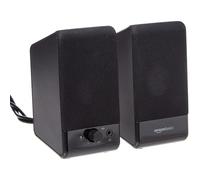 Amazon Basics Computer Speakers For Desktop or Laptop PC, USBPowered, Black