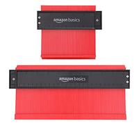 Amazon Basics Contour Gauge Set of 2, 12.7 cm and 25.4 cm Non-Locking Friction-Fit Profile Shape Duplicator Tool for DIY Tracing, Molding and Crafts, Dual Metric and Imperial Scales, Magnetic Back