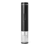 Amazon Basics Cordless Electric Wine Opener with Foil Cutter, Battery Operated, Black, 54 x 48 x 270 mm (L x W x H)